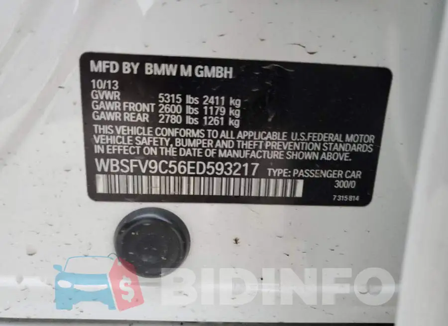 WBSFV9C56ED593217 Photo# 12