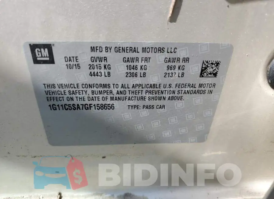 1G11C5SA7GF158656 Photo# 12