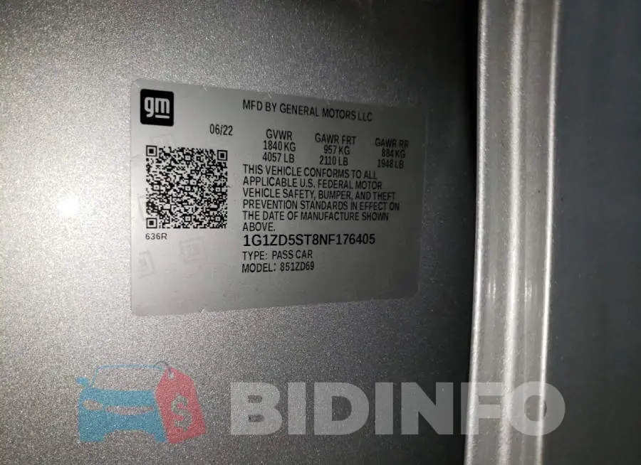 1G1ZD5ST8NF176405 Photo# 12