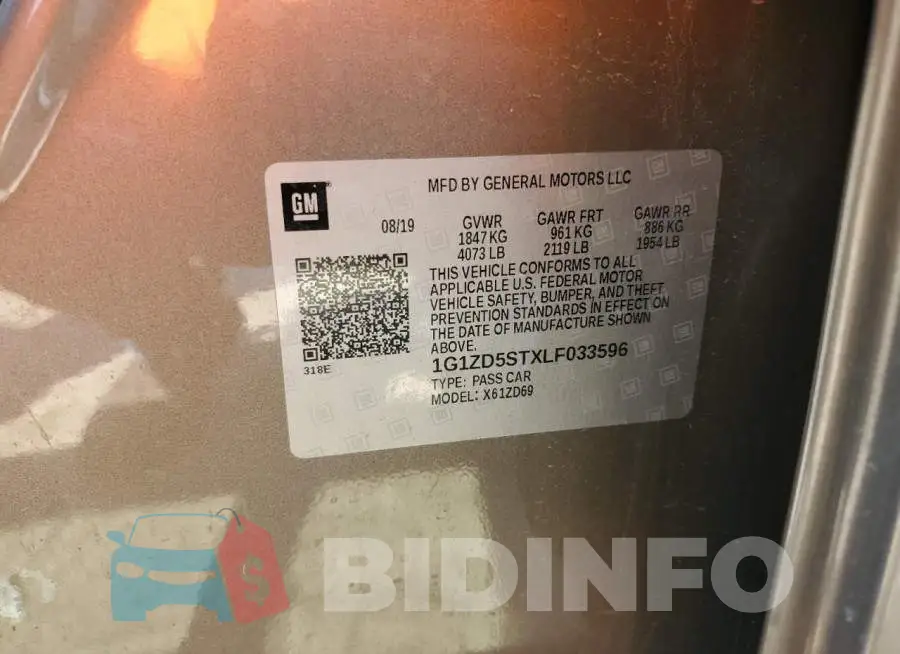 1G1ZD5STXLF033596 Photo# 13