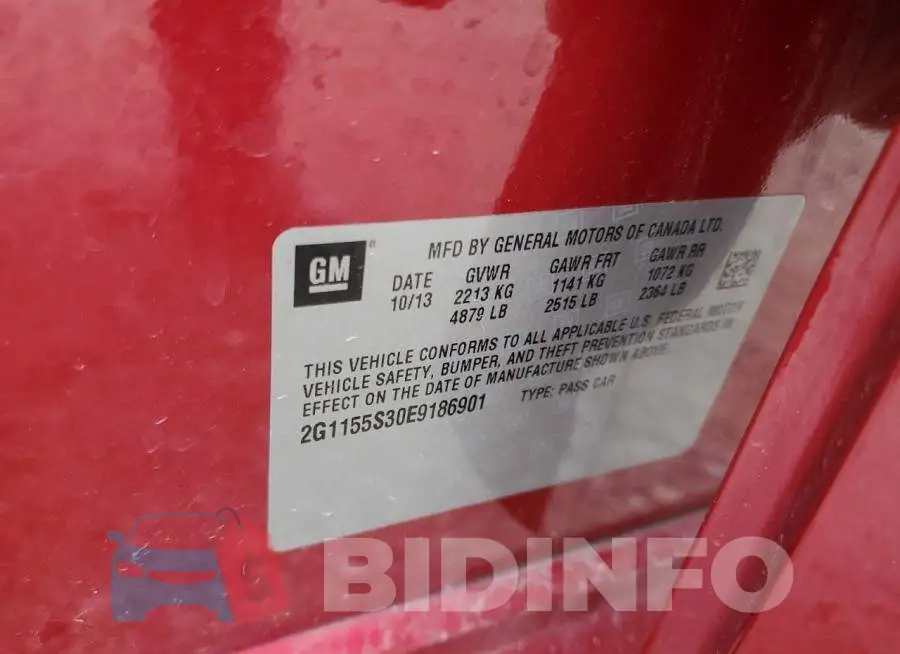 2G1155S30E9186901 Photo# 12
