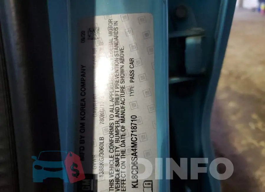 KL8CD6SA4MC718710 Photo# 13