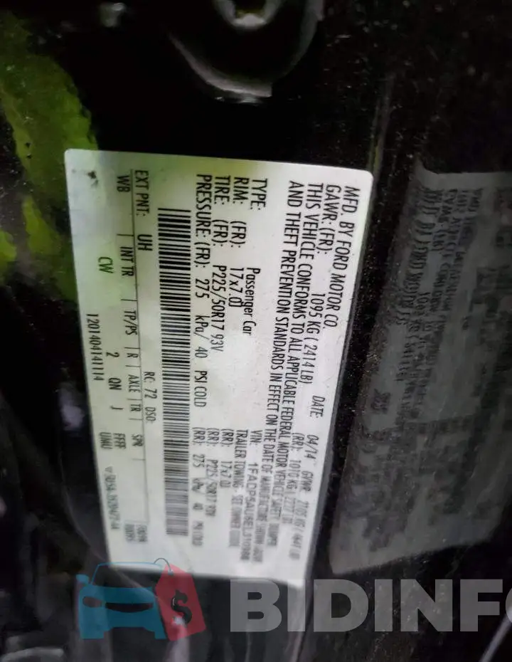 1FADP5AU6EL510988 Photo# 12