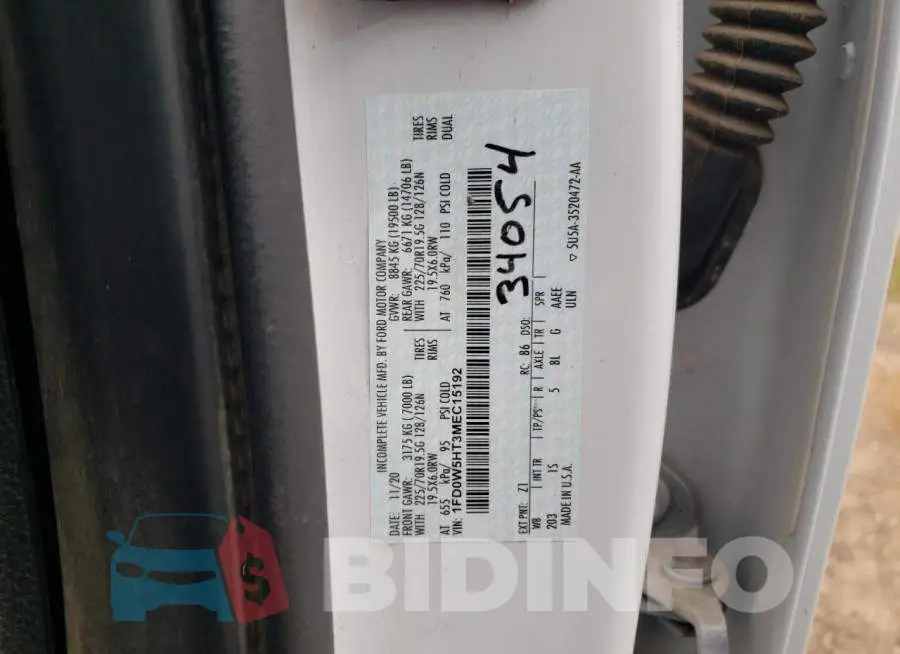 1FD0W5HT3MEC15192 Photo# 13