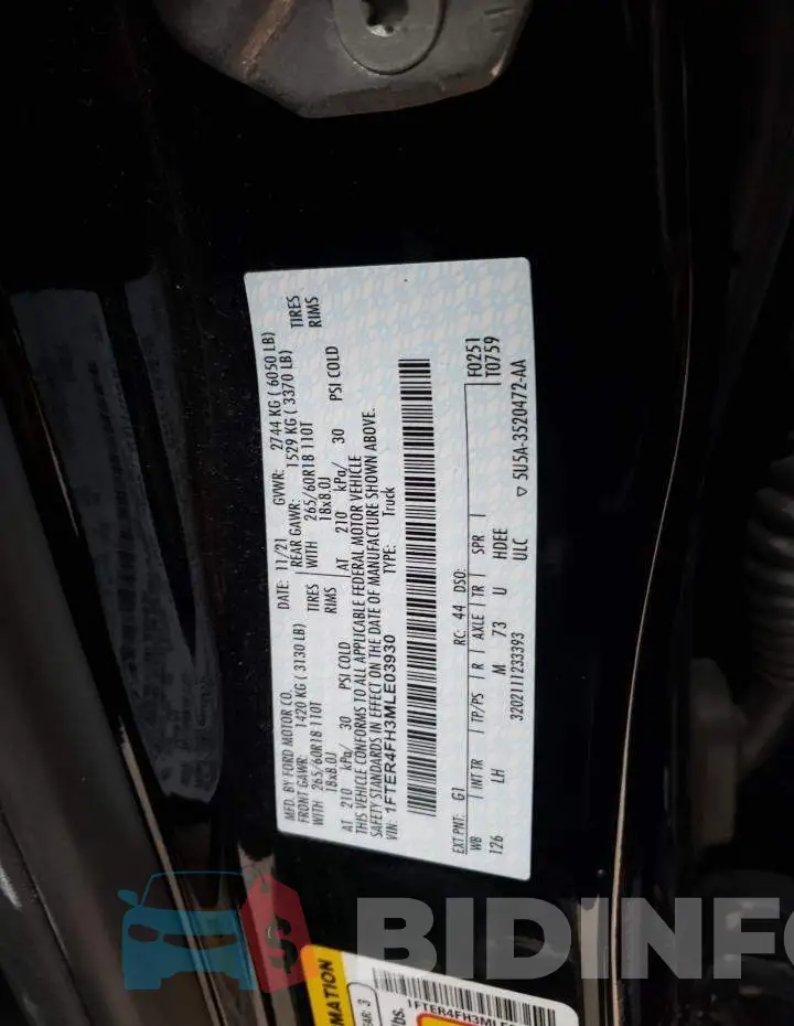 1FTER4FH3MLE03930 Photo# 12