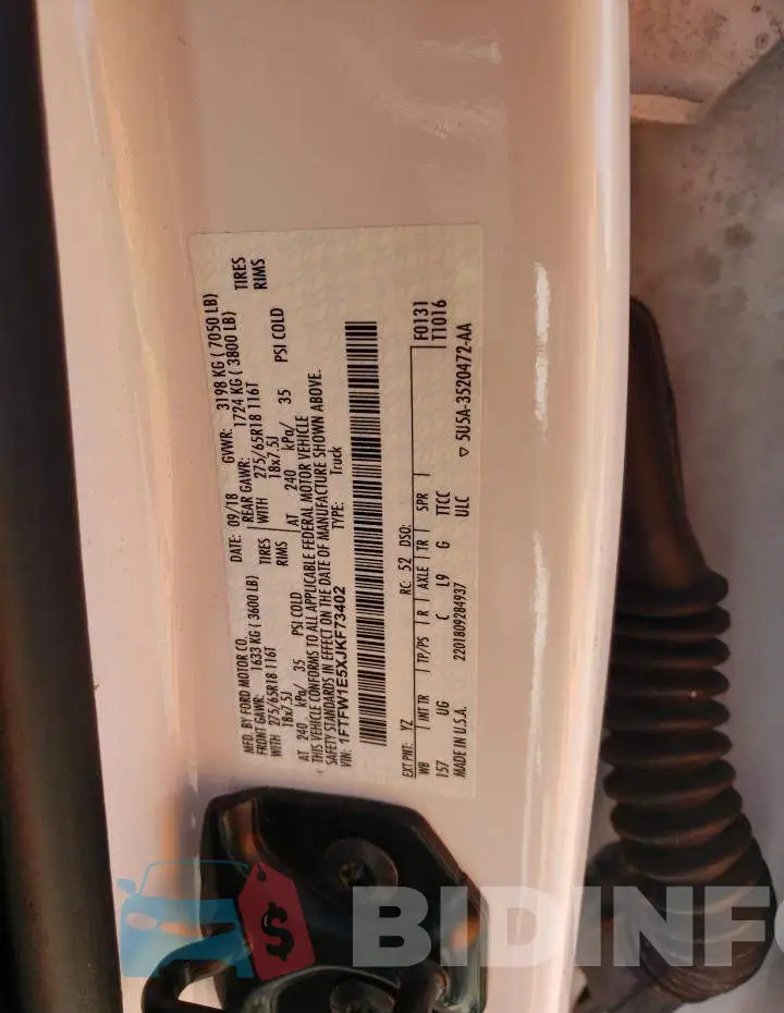 1FTFW1E5XJKF73402 Photo# 12