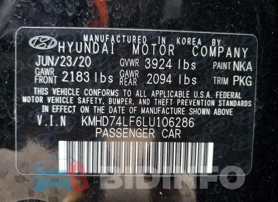 KMHD74LF6LU106286 Photo# 13