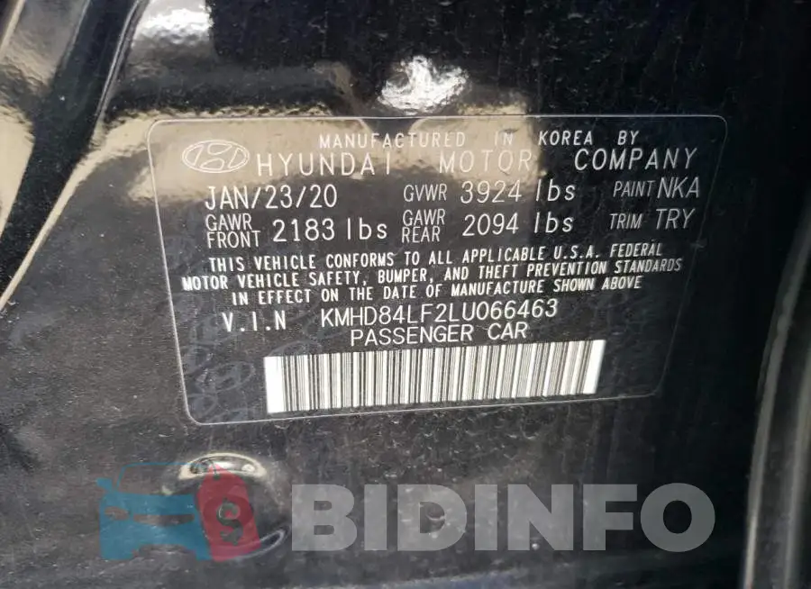 KMHD84LF2LU066463 Photo# 12