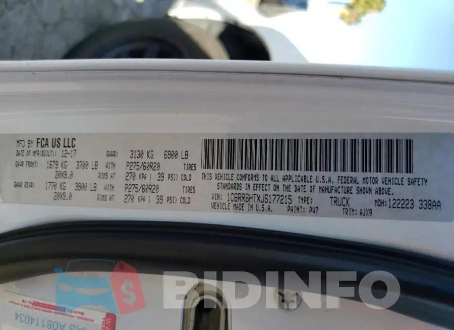 1C6RR6HTXJS177215 Photo# 12