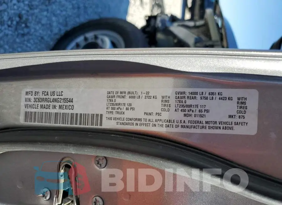 3C63RRGL4NG215544 Photo# 13