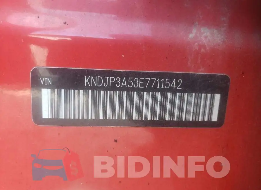 KNDJP3A53E7711542 Photo# 12