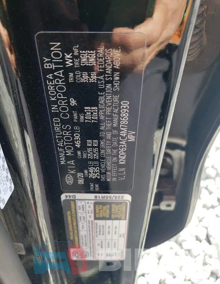 KNDP63AC4M7868930 Photo# 13