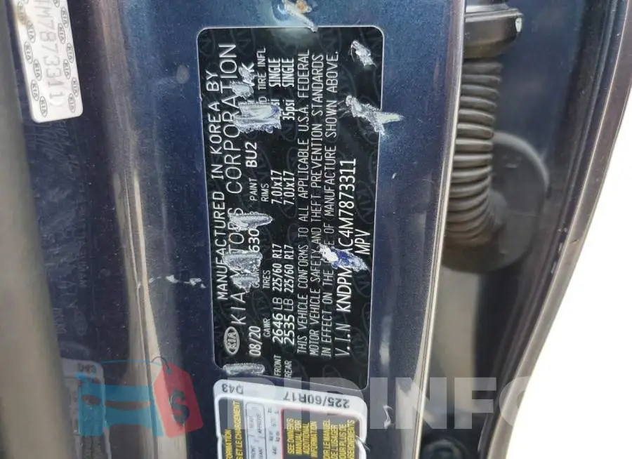 KNDPM3AC4M7873311 Photo# 13