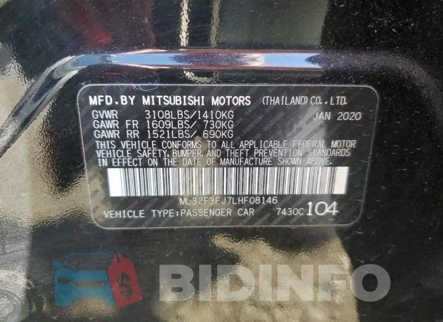 ML32F3FJ7LHF08146 Photo# 12