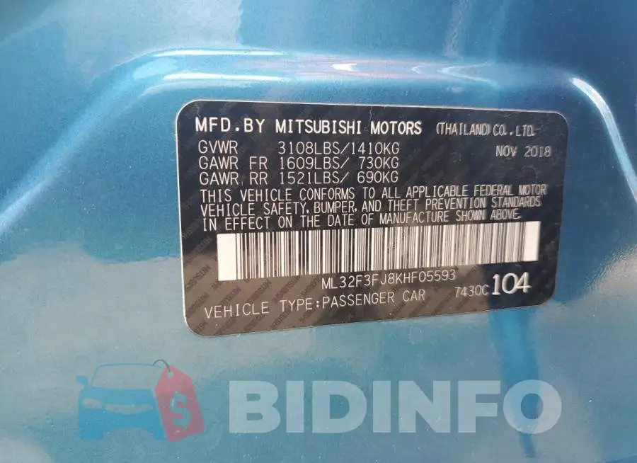 ML32F3FJ8KHF05593 Photo# 12