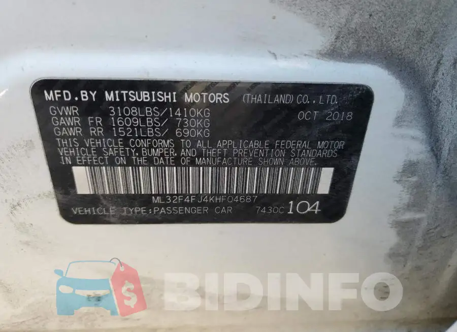 ML32F4FJ4KHF04687 Photo# 13