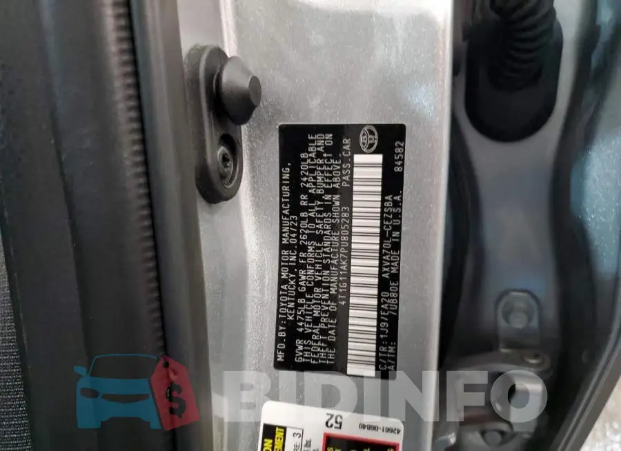 4T1G11AK7PU805283 Photo# 13