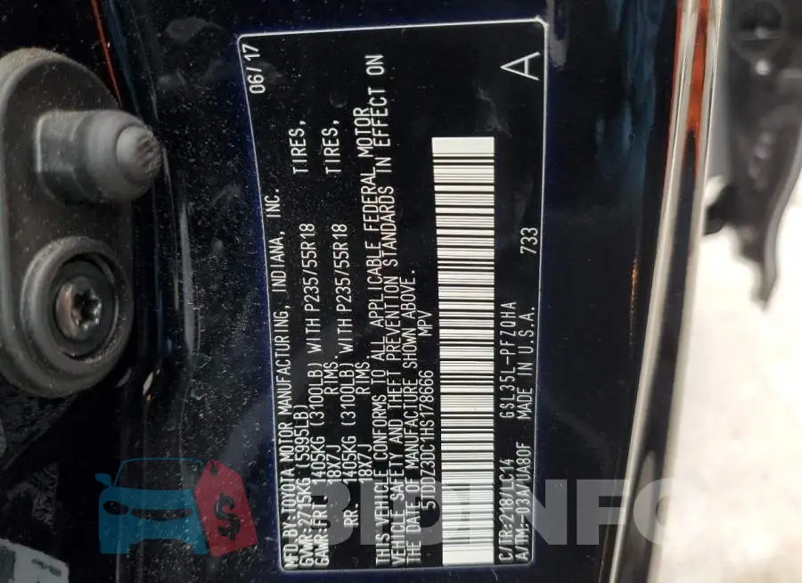 5TDDZ3DC1HS178666 Photo# 13