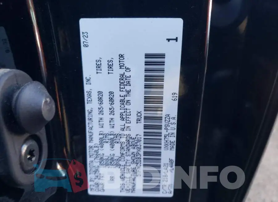 5TFNC5DB3PX037017 Photo# 12