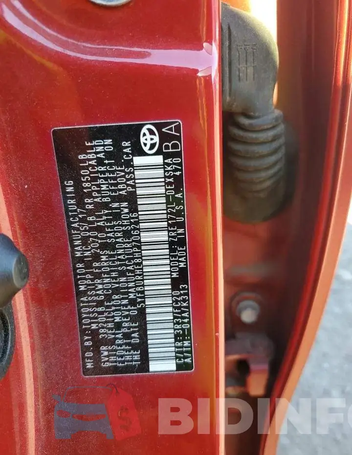 5YFBURHE8HP706216 Photo# 12