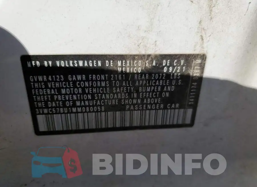 3VWC57BU1MM080058 Photo# 13