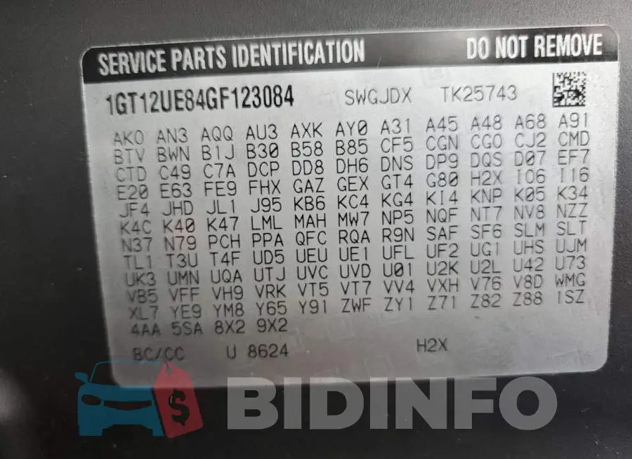 1GT12UE84GF123084 Photo# 12