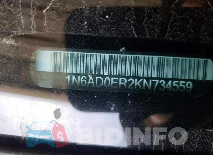 1N6AD0ER2KN734559 Photo# 12