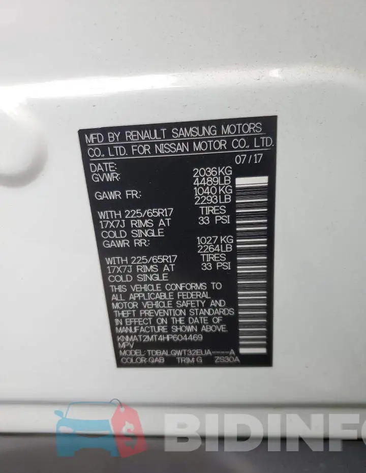 KNMAT2MT4HP604469 Photo# 13