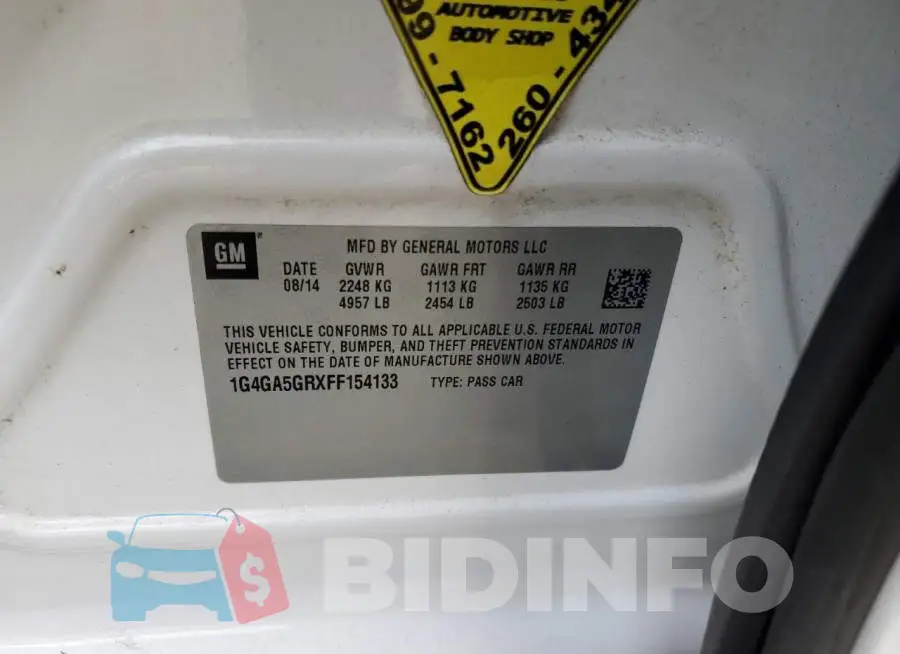 1G4GA5GRXFF154133 Photo# 12