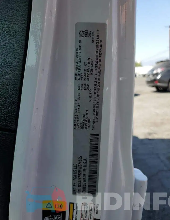 1C4JJXP62MW674805 Photo# 12