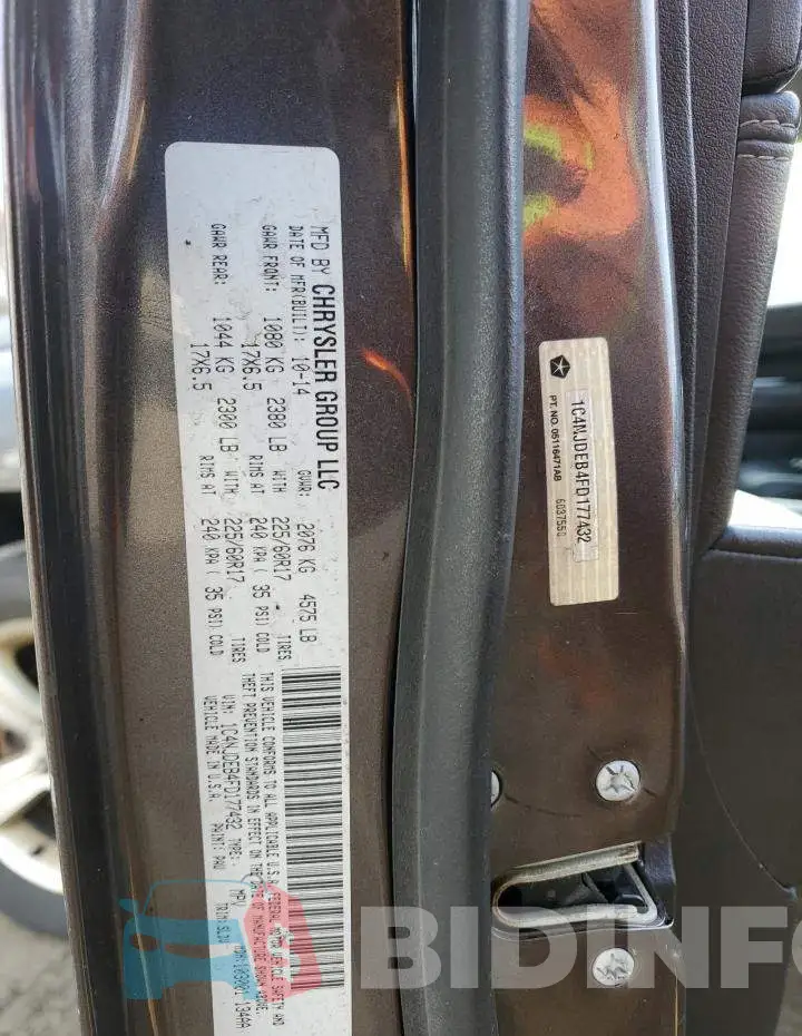 1C4NJDEB4FD177432 Photo# 13