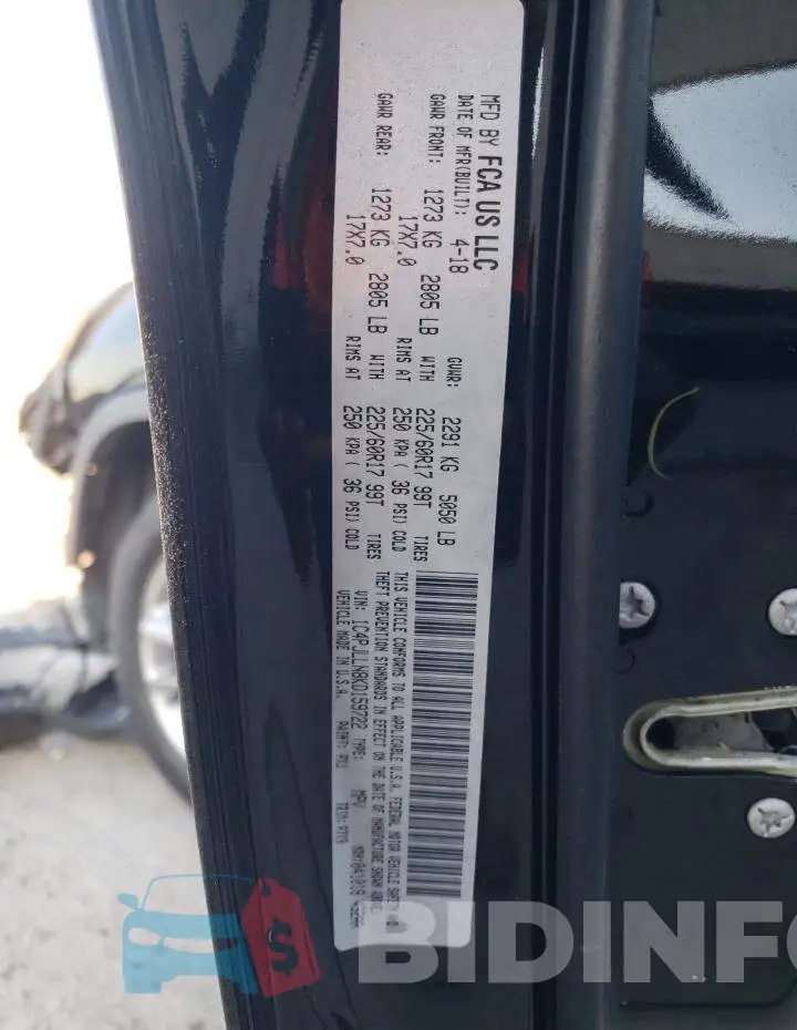 1C4PJLLN8KD159722 Photo# 12