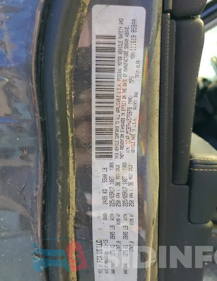 1C4PJMCB7HW575978 Photo# 12