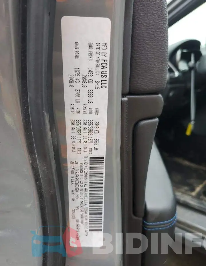 1C4RJEAG4KC823920 Photo# 13