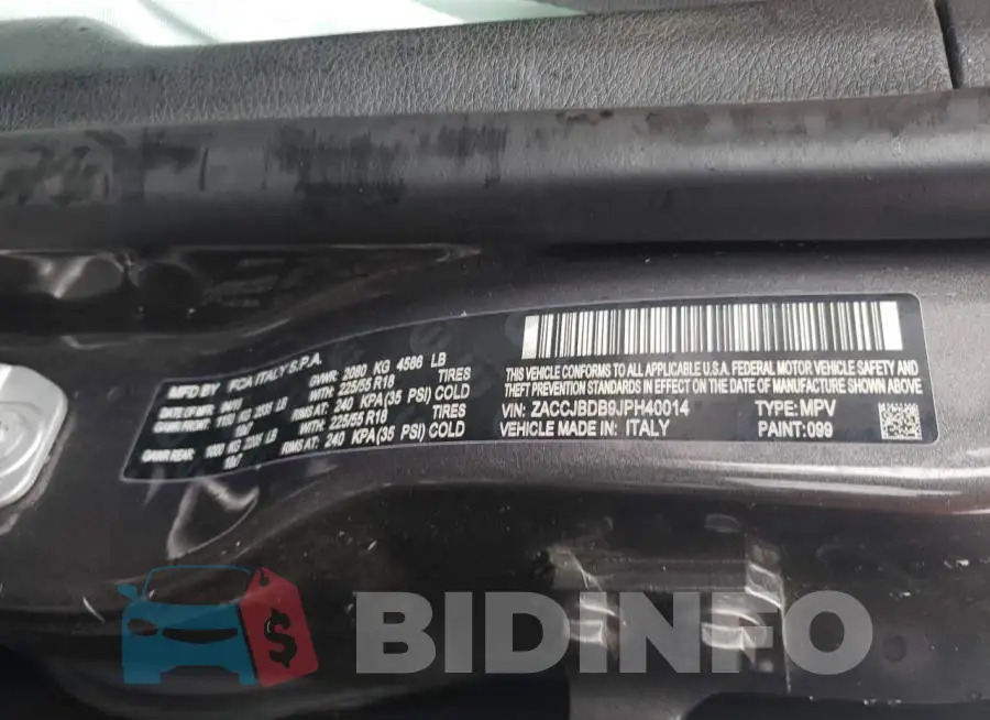 ZACCJBDB9JPH40014 Photo# 12