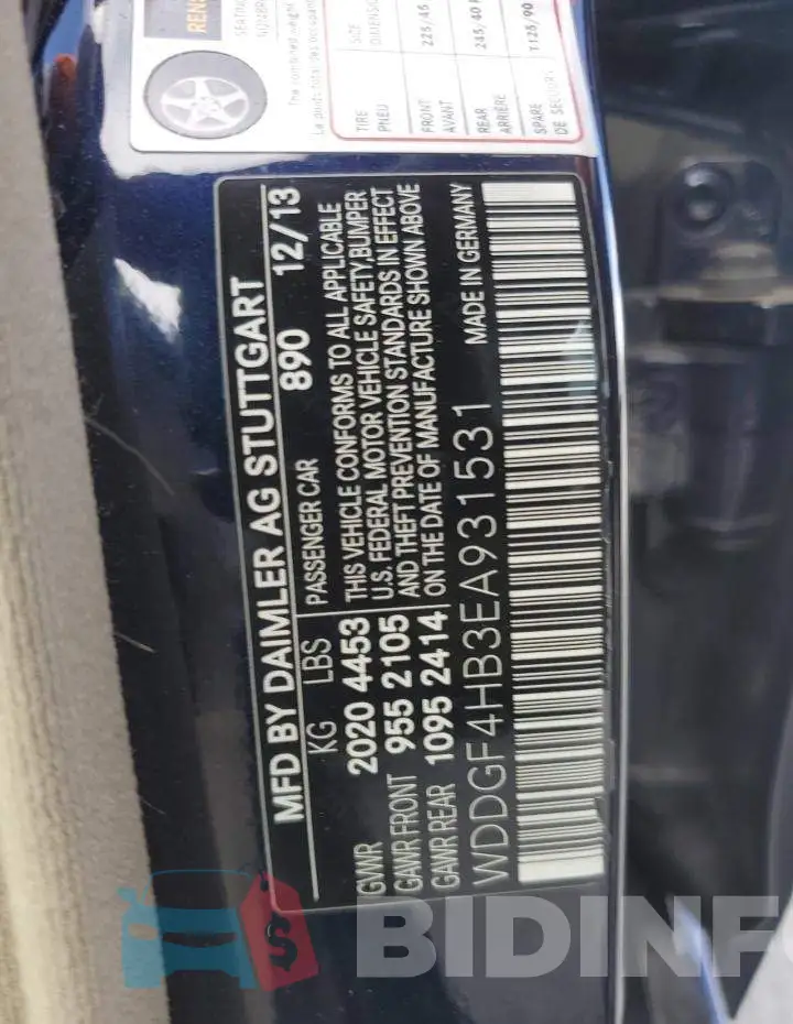 WDDGF4HB3EA931531 Photo# 12