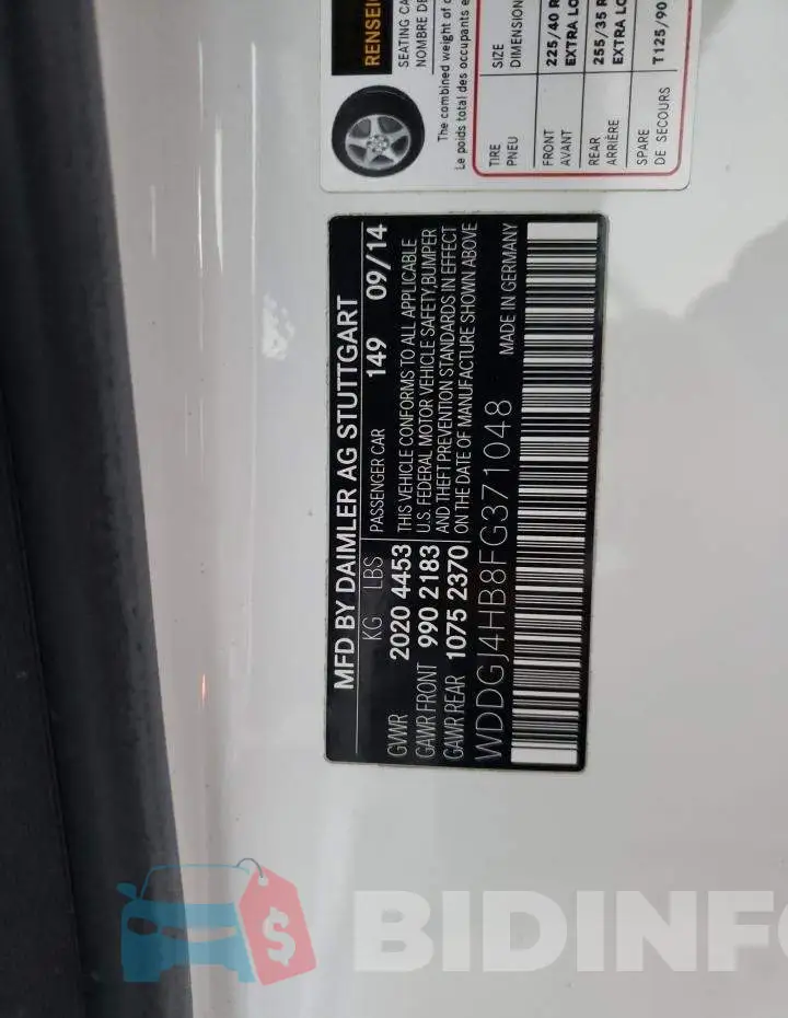 WDDGJ4HB8FG371048 Photo# 12