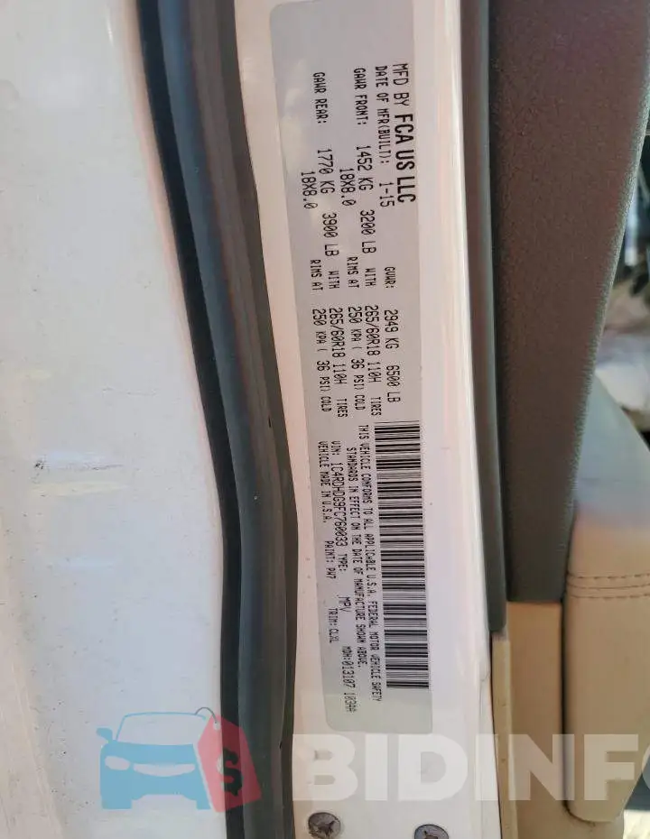 1C4RDHDG9FC760033 Photo# 12