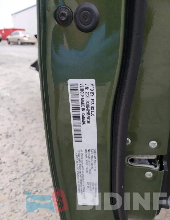 2C3CDXHG4PH560139 Photo# 12
