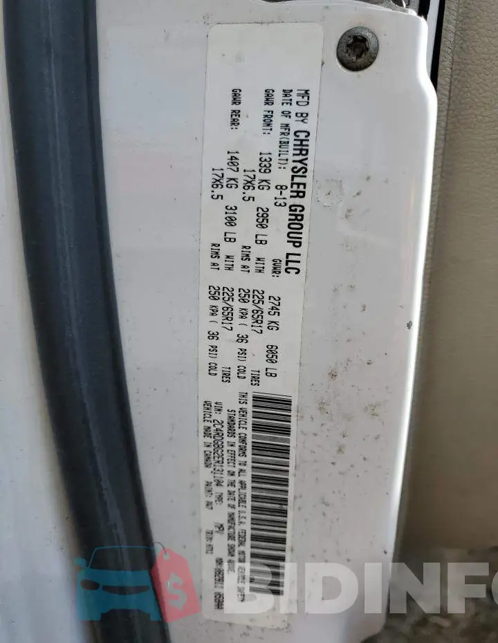2C4RDGBG2ER131104 Photo# 13
