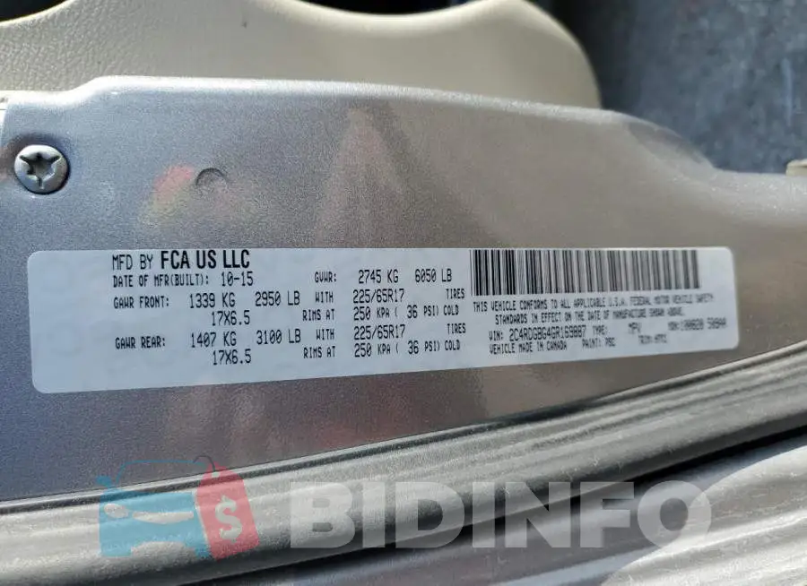 2C4RDGBG4GR169887 Photo# 13