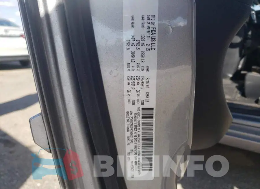 2C4RDGBG6FR704572 Photo# 12