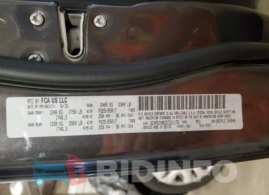3C4PDCAB2GT231175 Photo# 13