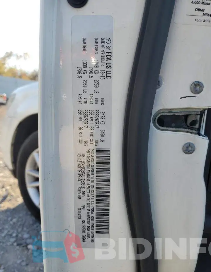 3C4PDCBG7GT153616 Photo# 12