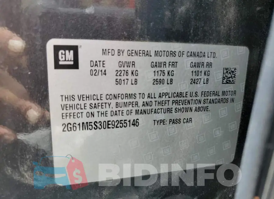 2G61M5S30E9255146 Photo# 13