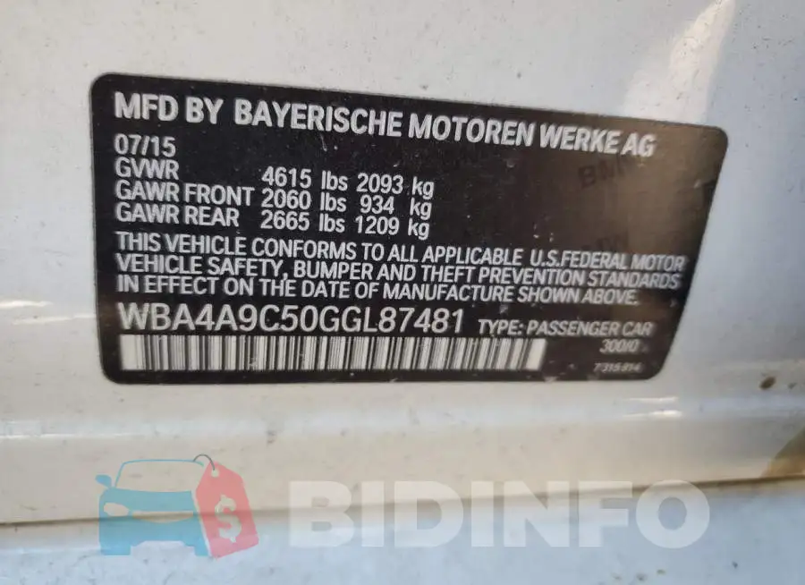 WBA4A9C50GGL87481 Photo# 12