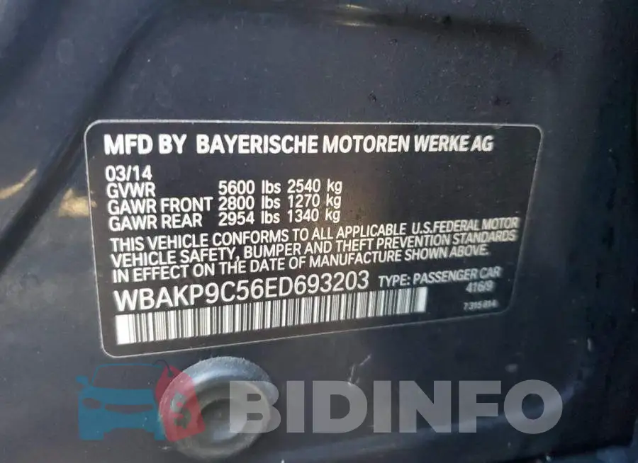WBAKP9C56ED693203 Photo# 12