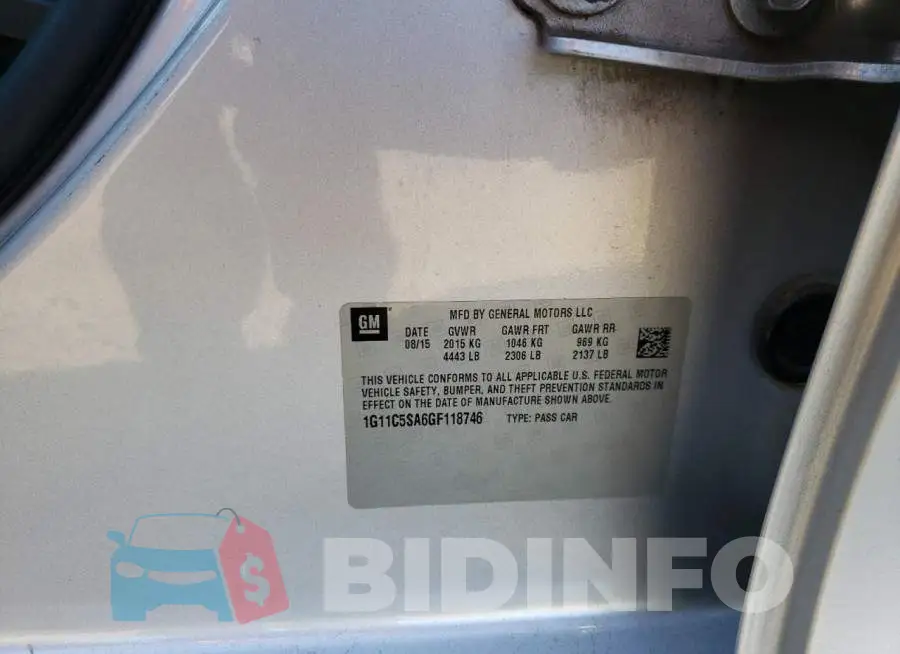 1G11C5SA6GF118746 Photo# 12
