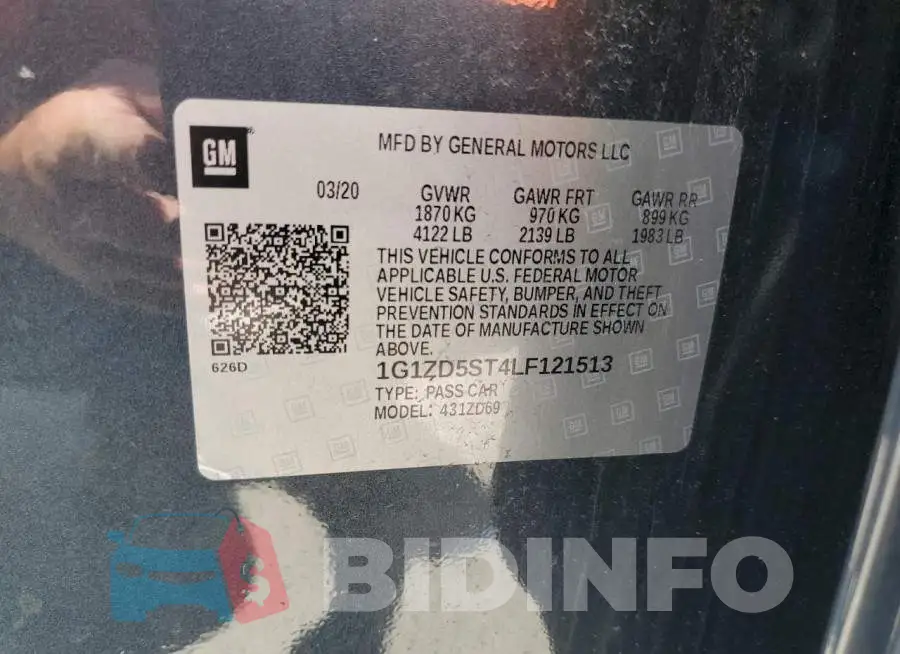 1G1ZD5ST4LF121513 Photo# 12