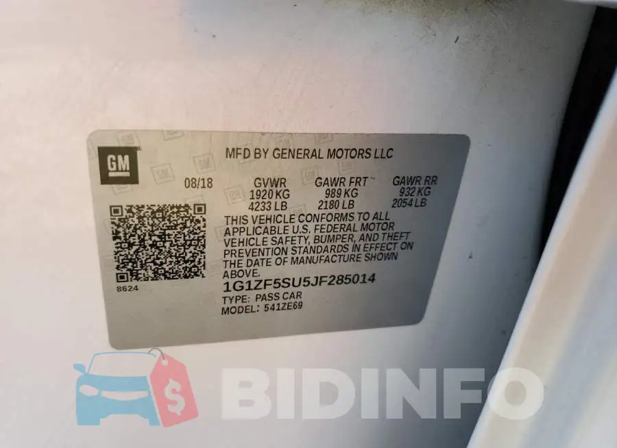 1G1ZF5SU5JF285014 Photo# 12